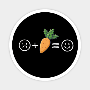 Carrot Makes Me Happy Magnet